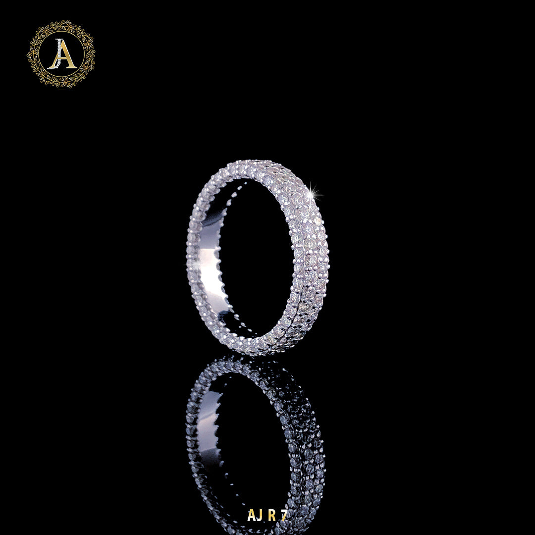 Diamond Infinity Ring in 14KT White Gold